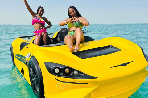 ZANZIBAR:Jet car thrill ride & Transparent Kayak with Pickup PRIVATE TOUR WITH TRANSFER INCLUDED FROM NORTH OF ZANZIBAR