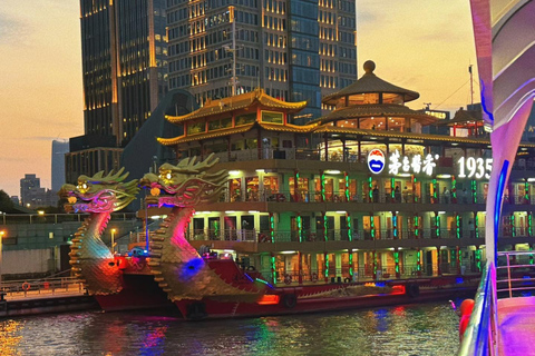 Shanghai Huangpu River Evening Cruise Ticket with Dinner