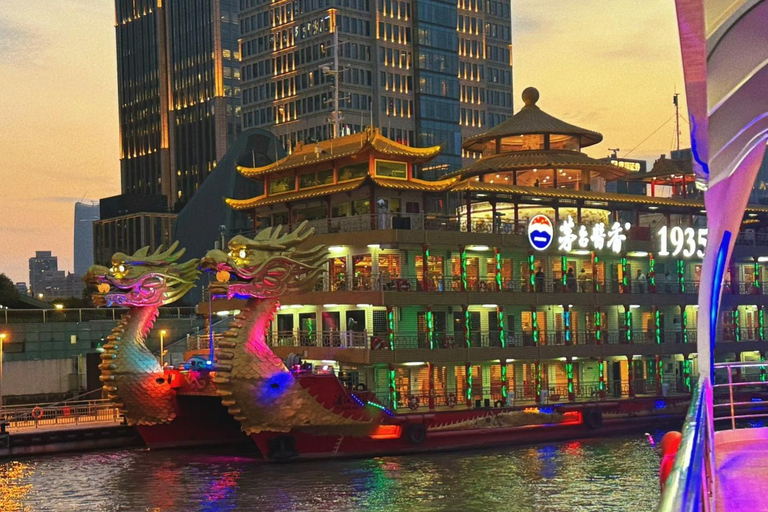Shanghai Huangpu River Evening Cruise Ticket with Dinner
