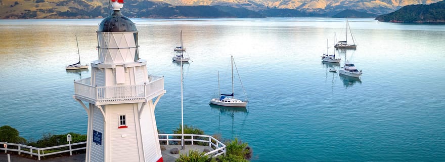 Christchurch : Excursion d'une journée à Akaroa et dans la péninsule de Banks
