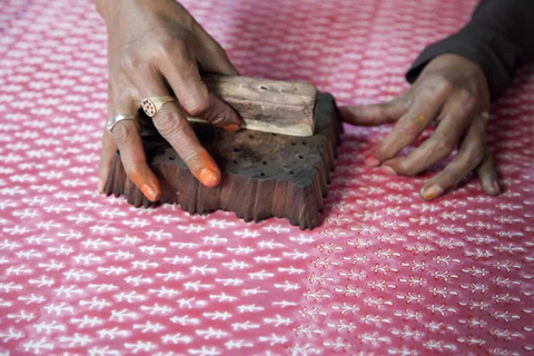 Jaipur : Tour de Compras Piedras Preciosas, Impresión en Bloque Recogida+ Entrega