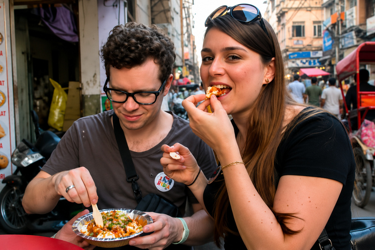 Agra by Night: Private Street Food Tour With Local Markets ( Car with Driver + Tour Guide + Street Food Tasting )