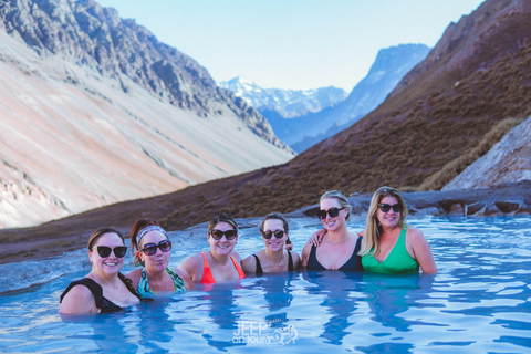 Santiago: Cajón del Maipo Hot Springs & Chilean Barbecue With Meeting Point (Summer Season)