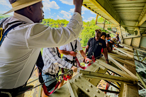 Victoria Falls: panoramische vlucht, brugtour en rondvaart tijdens zonsondergang