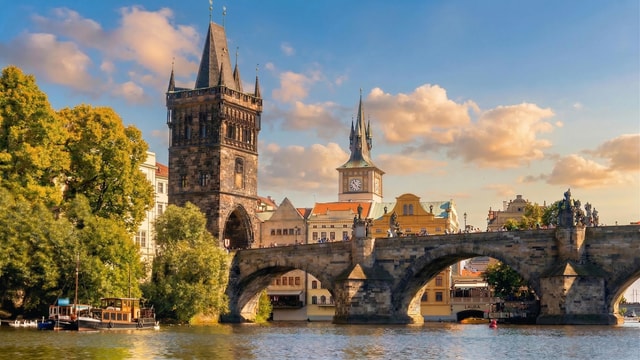 Prague: Charles Bridge Audio Guide with Tower Entry Ticket