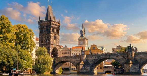 Prague: Charles Bridge Audio Guide with Tower Entry Ticket