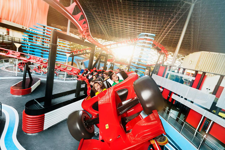 Dubai: Abu Dhabi Mosque and Ferrari World Tour with Tickets