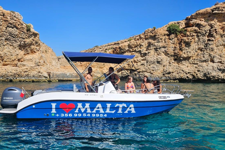 Malta: Passeio de barco privado a Comino e à Lagoa Azul