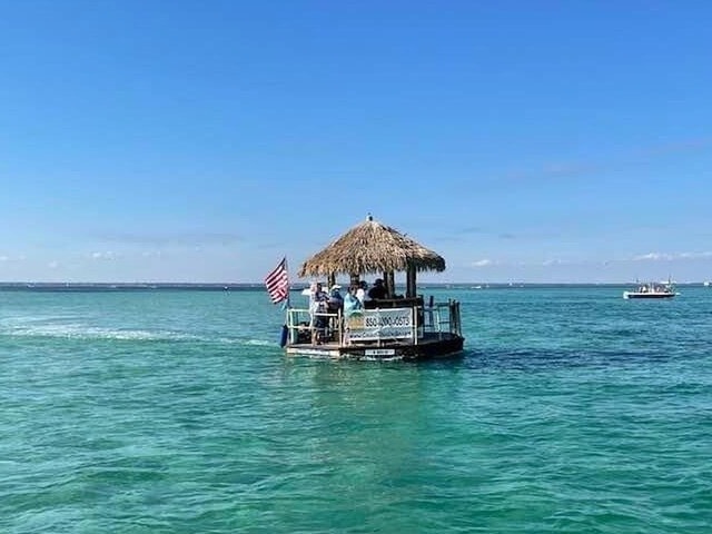 Destin: Floating Tiki Bar Cruise with 360° Harbor Views