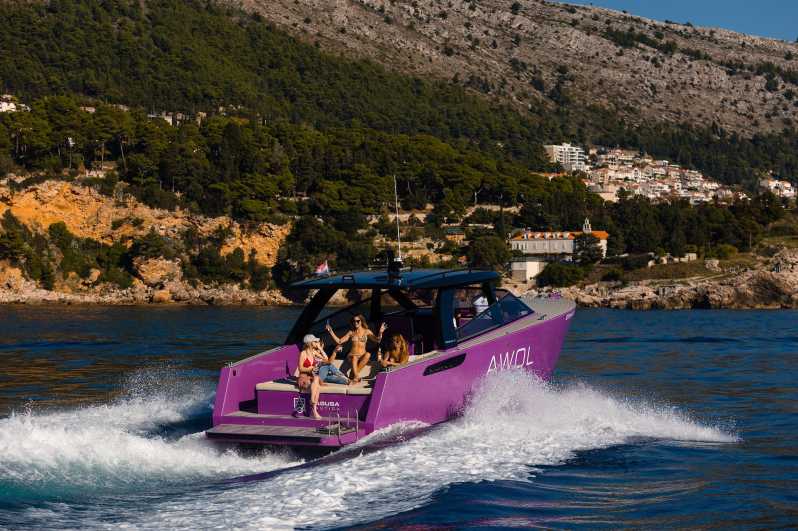 Tour en bateau privé de luxe à Mljet avec "COLNAGO 45".