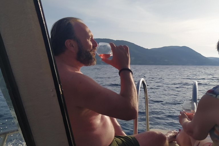 Zakynthos Sunset cruise to Myzithres with wine
