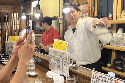 Osaka: Degustación de pez globo con locales