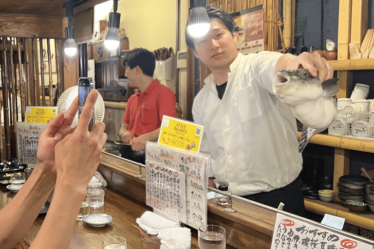 Osaka: Degustación de pez globo con locales