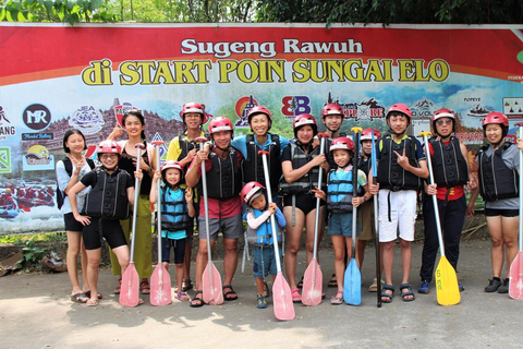 Yogyakarta wildwaterraften en Merapi vulkaan jeep tour