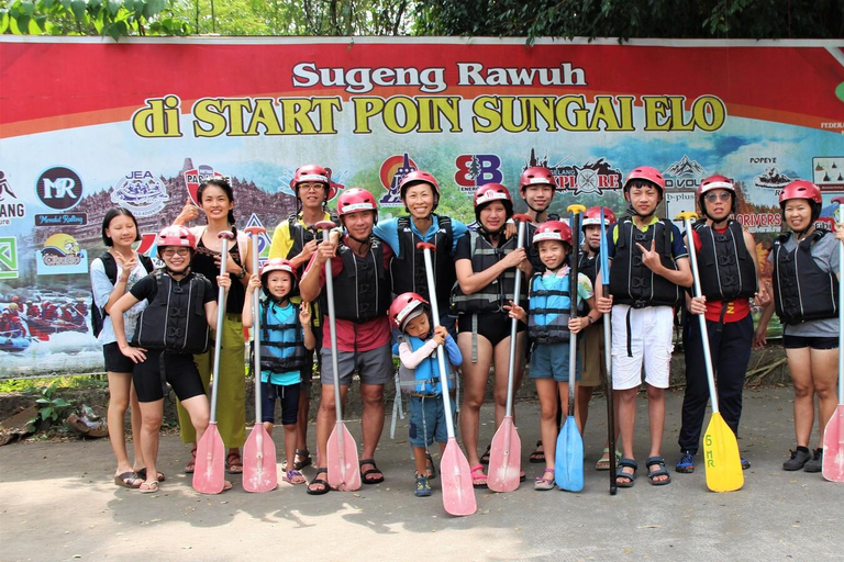 Yogyakarta wildwaterraften en Merapi vulkaan jeep tour