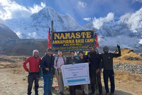 Pokhara : 7 jours de trek au camp de base de l&#039;Annapurna avec source d&#039;eau chaude