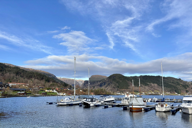 Scenic Hardangerfjord with Waterfalls & Lunch at a Garden 