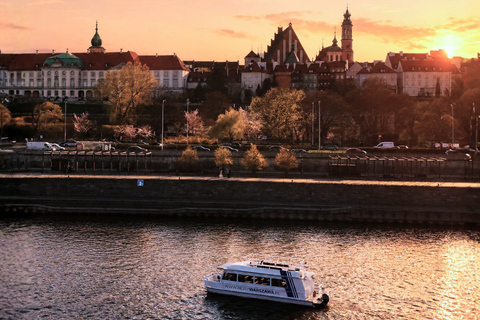 Warsaw: Sightseeing Cruise with 7 Language Audioguide