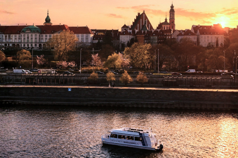 Warsaw: Sightseeing Cruise with 7 Language Audioguide