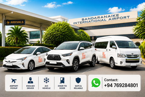 Colombo Airport ⇄ Sigiriya/Kandy/Ella/Yala Private Transfer Colombo Airport to Wilpattu Private Transfer