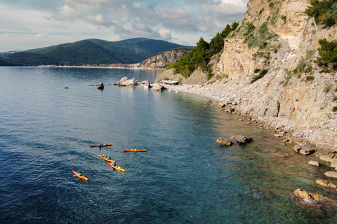 Budva: Winter Sea Kayak Tour to Caves & St Nicholas Island