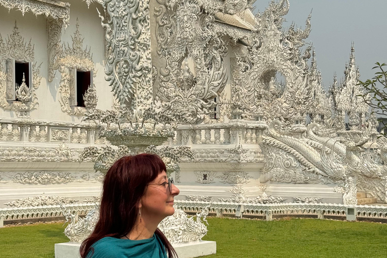 Chiang Rai : White & Blue temples and Emerald Bhudda story. Join Chaing Rai