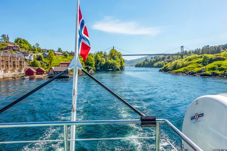 Van Bergen: fjordcruise naar spectaculaire Alversund-stromen