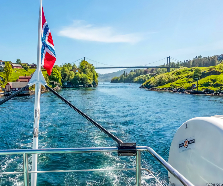From Bergen: Sightseeing Fjord Cruise to Alversund Strait