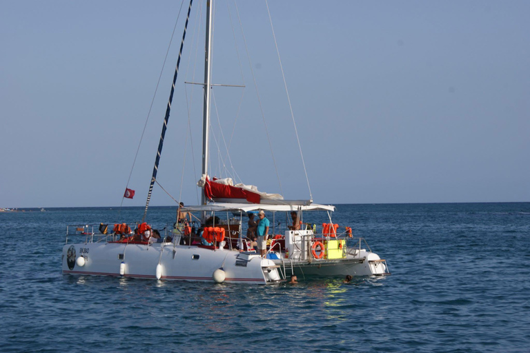 Hammamet: Catamaran Cruise with Swim and Hotel Transfer