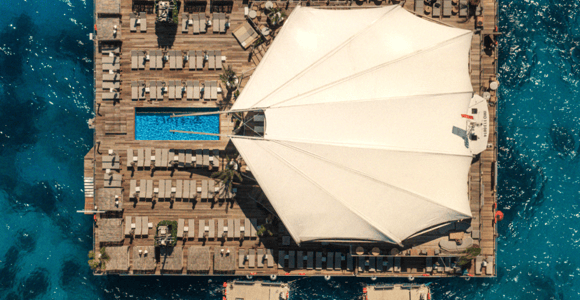 Noma Island Beach Club Experience with Boat Transfers