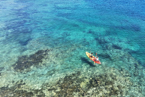 Kayak tour with snorkeling in Playa Blanca, Lanzarote.
