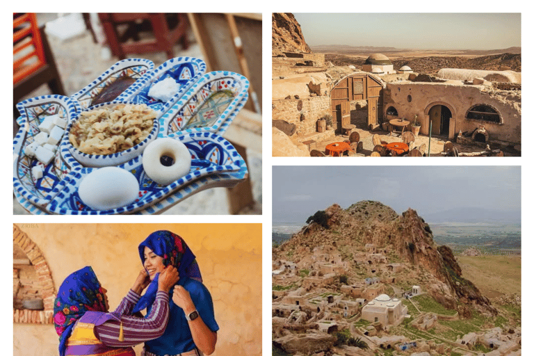 Immersione berbera a Zriba Ollya e degustazione di sapori localiImmersione berbera a Zriba Ollya e assaggio dei sapori locali