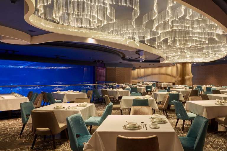 HK Elite Private Night Tour: Cruise, Aquarium Dinner, Peak