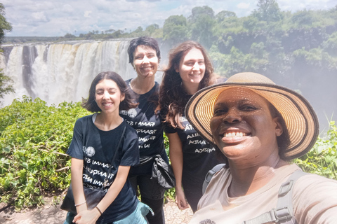 Victoria Falls Tour:Guided Walk with Female Guide