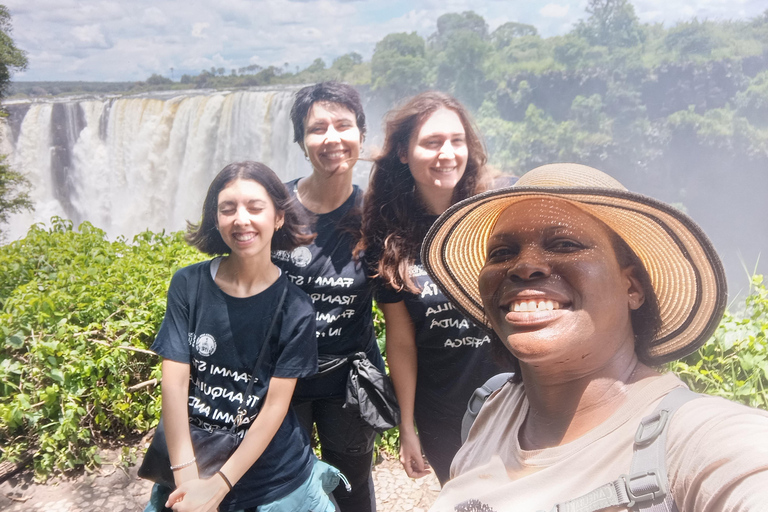 Victoria Falls Tour:Guided Walk with Female Guide