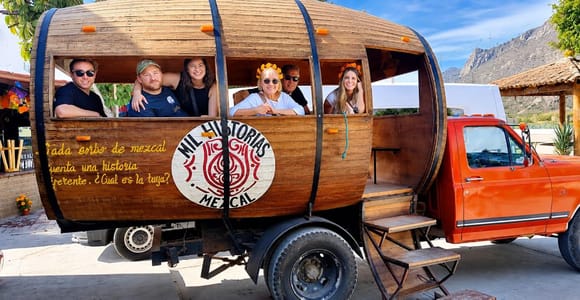 Oaxaca: Barrel-Truck Mezcal Tour, 2 Palenques & Open Bar