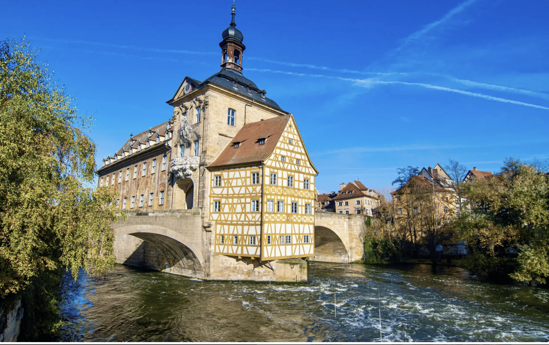 Einfacher Transfer von Karlsbad nach Bamberg mit 2 Stopps