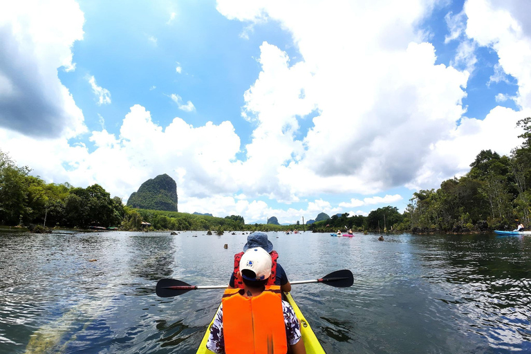 Krabi: Klong Root Kayaking Tour with Swim Stop