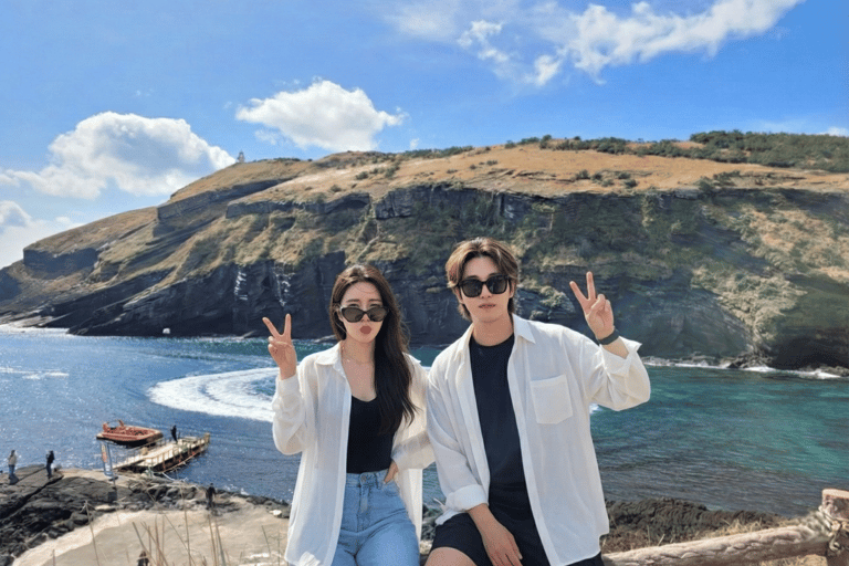 Jeju Island: Udo Island, Rail Bike, and Market Day Tour Private Tour (1-6pax) [9hr]