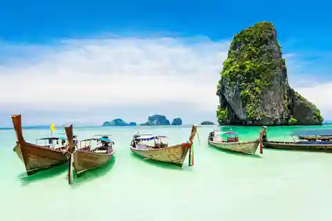 Krabi:Day Trip 4 Islands by Premium Longtail Boat with Lunch