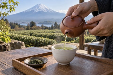 From Tokyo: Fuji Tea Fields & Tasting Flexible Itinerary