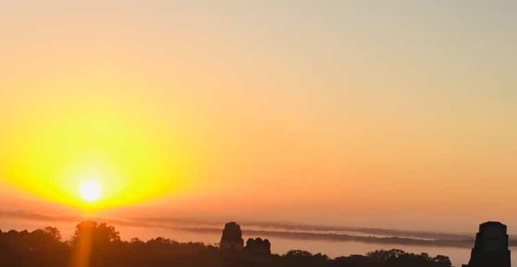 From Flores: Tikal Sunrise Archaeological Tour