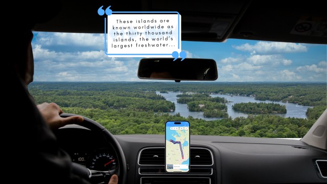 Visit Between Collingwood & Toronto Smartphone Audio Driving Tour in Blue Mountain, Ontario