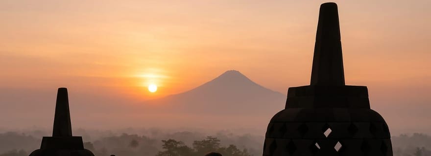 Yogyakarta : lever du soleil à Borobudur avec petit-déjeuner