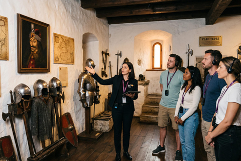 TOUR Bran Castle (Dracula), Peles Castle & Wednesday Castle Audio guide in 24 languages