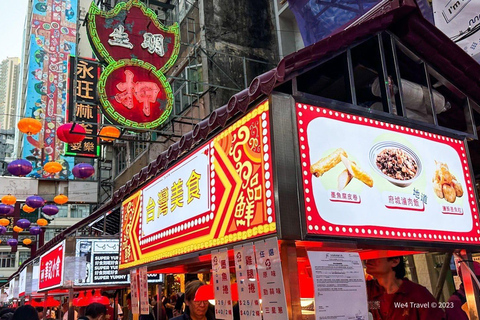 (H5)Hong Kong: Kowloon Guided Tour with Street Food Tasting