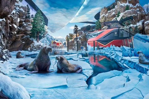 Abu Dhabi: SeaWorld Entry Ticket with Private SUV Transfer Abu Dhabi: SeaWorld Entry Ticket with KIA Carnival Transfer