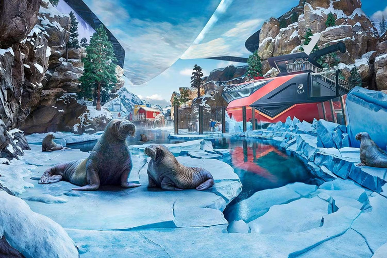 Abu Dhabi: SeaWorld Entry Ticket with Private SUV Transfer Abu Dhabi: SeaWorld Entry Ticket with KIA Carnival Transfer