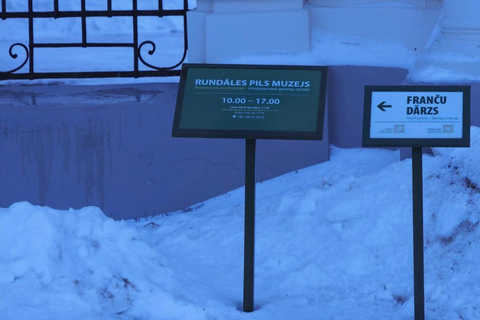 From Riga: Guided Day Tour to Rundale Palace & Bauska Castle