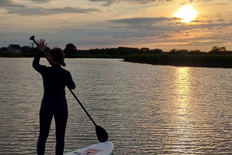 Prerow: Standup paddle sunset tour with picnic